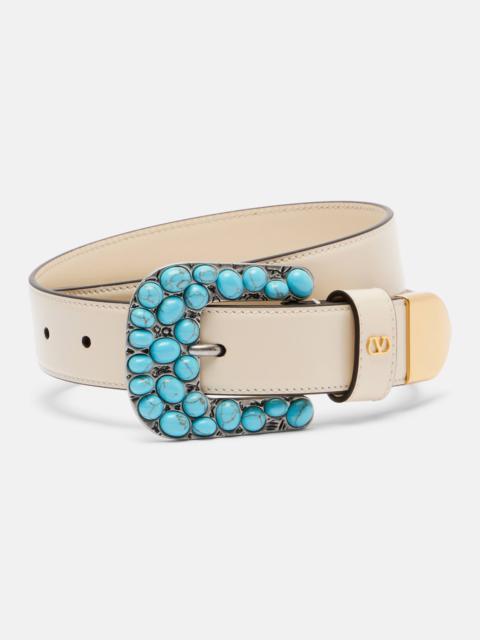 VLogo Signature 30 leather belt