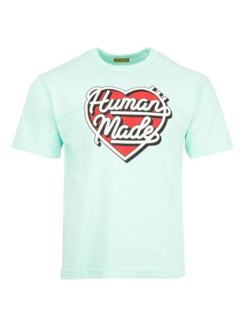 heart-print T-shirt