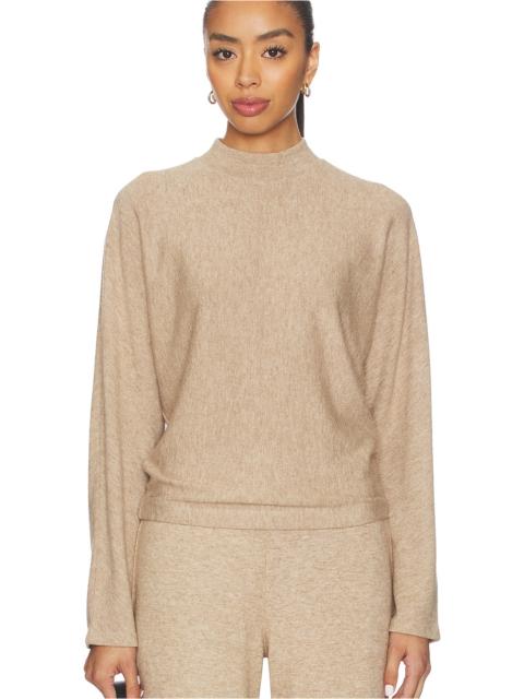Cozy Dolman Mock Neck Pullover