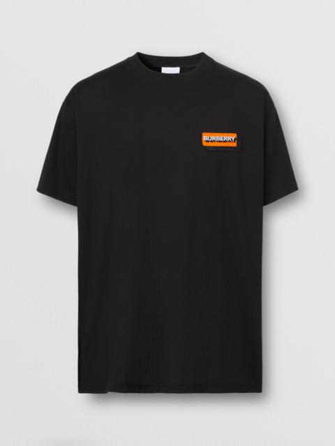Logo Appliqué Cotton Oversized T-shirt