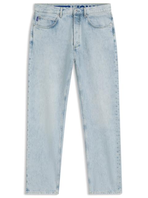 REGULAR-FIT JEANS IN LIGHT-BLUE DENIM