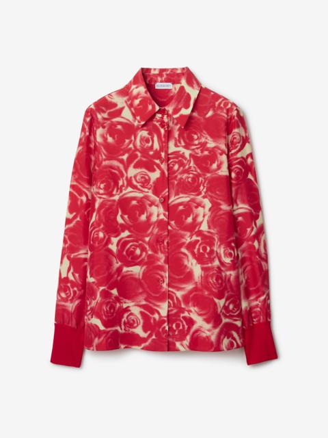 Rose Silk Shirt