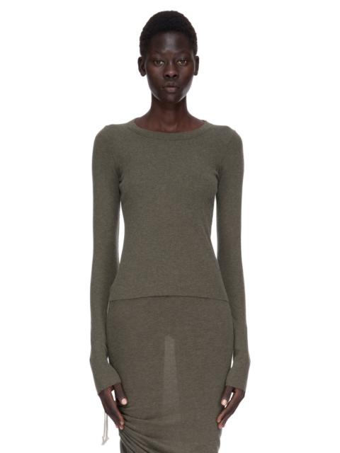 long-sleeve ribbed top