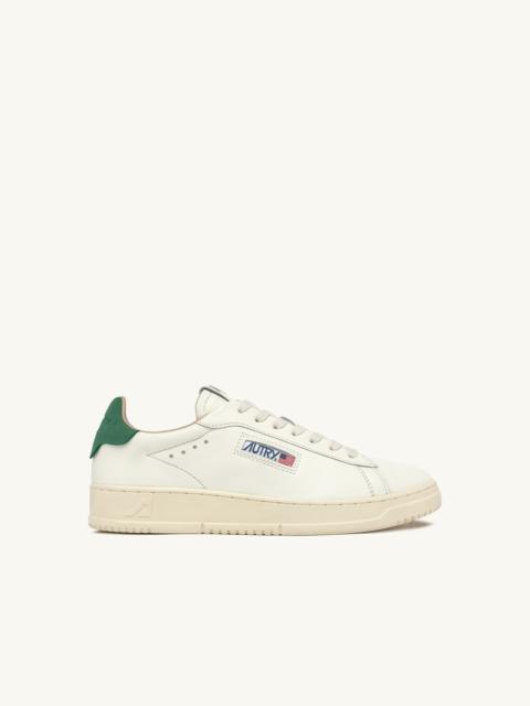 DALLAS LOW SNEAKERS IN WHITE AND AMAZON LEATHER