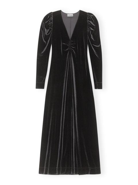 LONG VELVET DRESS