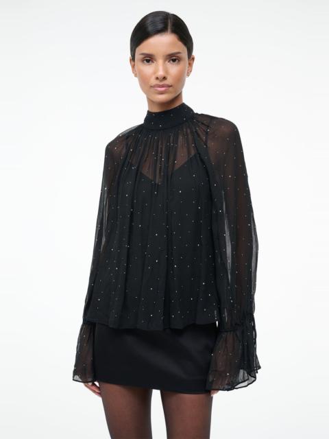 STAUD ROUX TOP BLACK