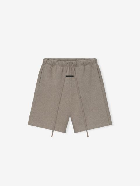 Relaxed Fleece Sweatshort With Piping