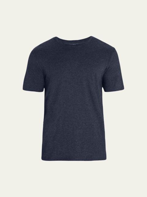 Men's Short-Sleeve Pima Crewneck Jersey T-Shirt, Black