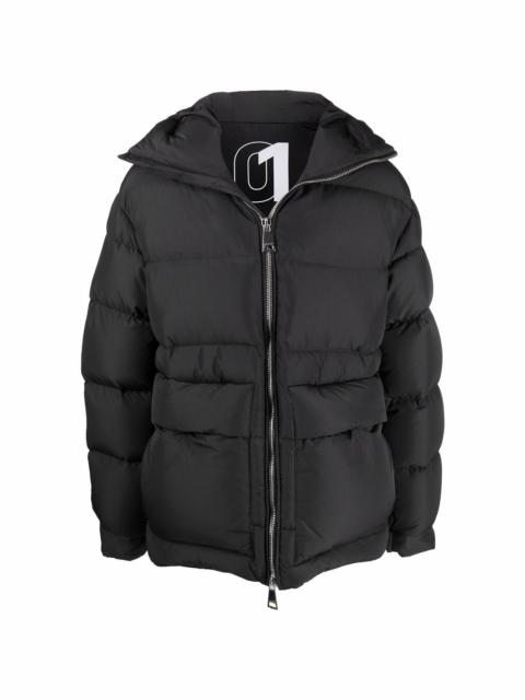 feather down rear-logo parka