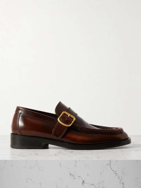 Leather loafers