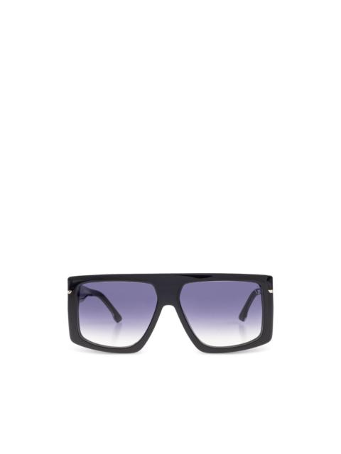 VB 7000 geometric-frame sunglasses