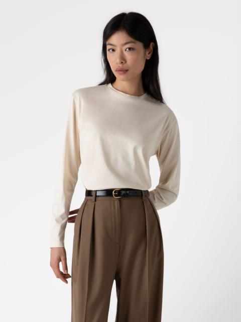 Long Sleeve Boy Fit T‑shirt