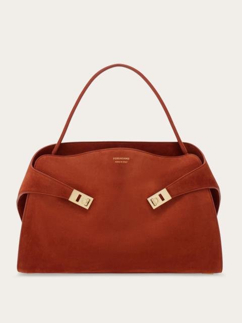Hug soft bicolor shoulder bag (L)