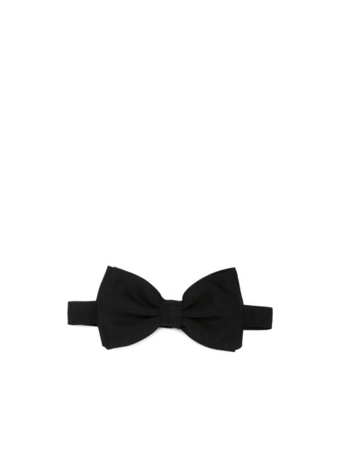 black bow tie