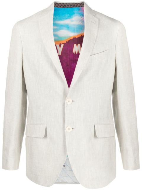 single-breasted tailored blazer