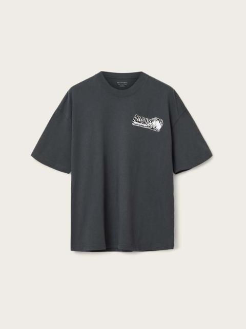 WILLIAMS X ALLSAINTS BURNOUT CREW NECK T-SHIRT