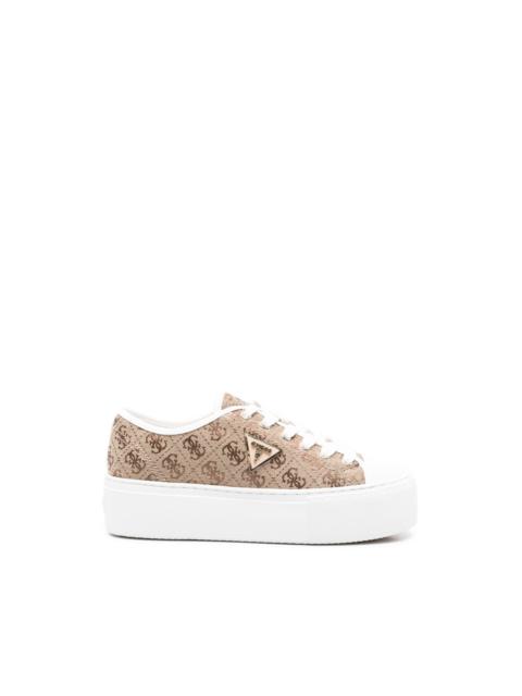 monogram platform sneakers