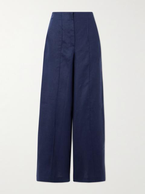 Encontrarte Linen Wide-leg Pants