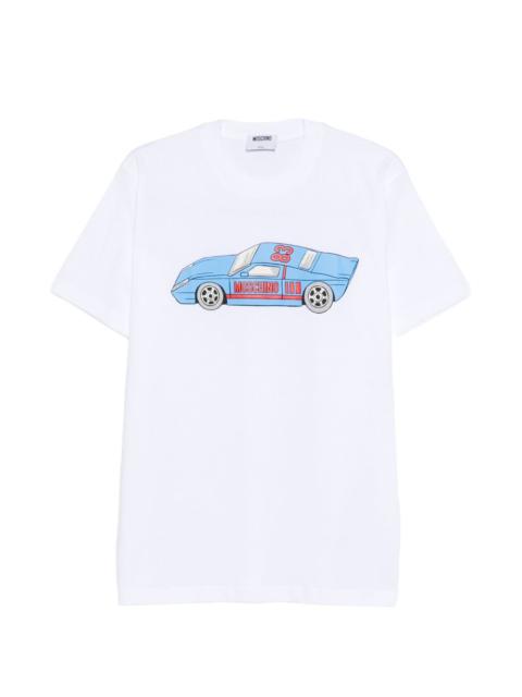 car-print T-shirt