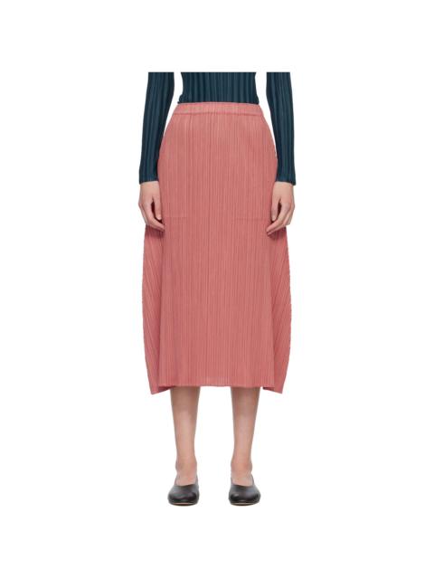 Pink Monthly Colors October Maxi Skirt