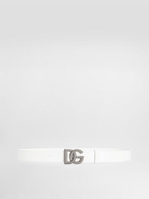 Belt with DG logo buckle
