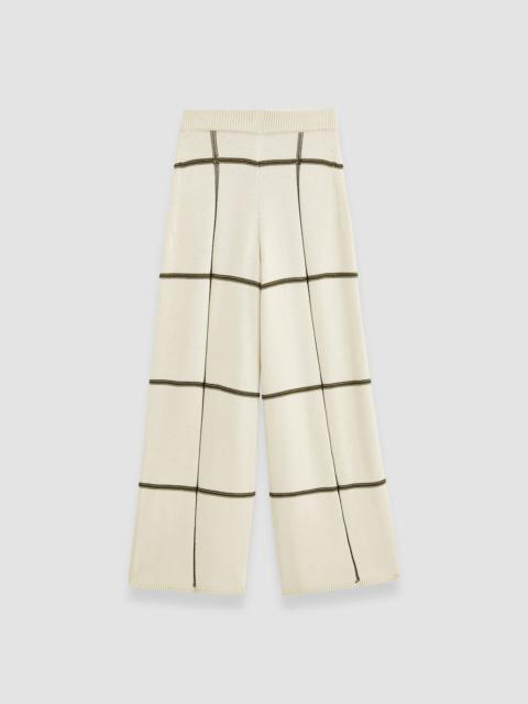 JOSEPH Grid Cotton Silk Culottes | REVERSIBLE