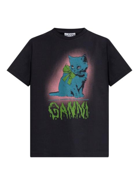 cat-bow T-shirt
