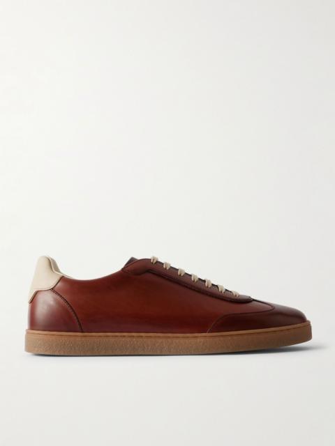 Coda Di Rondine Leather Sneakers Brown