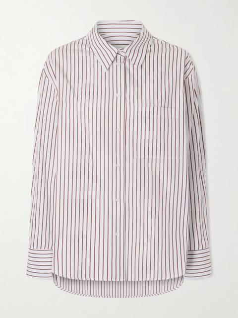 Maud Striped Cotton-poplin Shirt