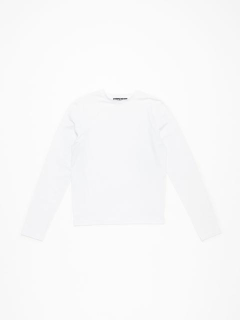 Long sleeve t-shirt - regular fit - Optic White