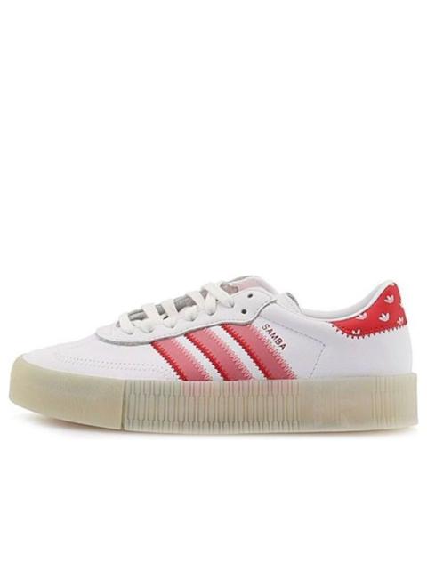 (WMNS) adidas Sambarose 'White Red' FY3118