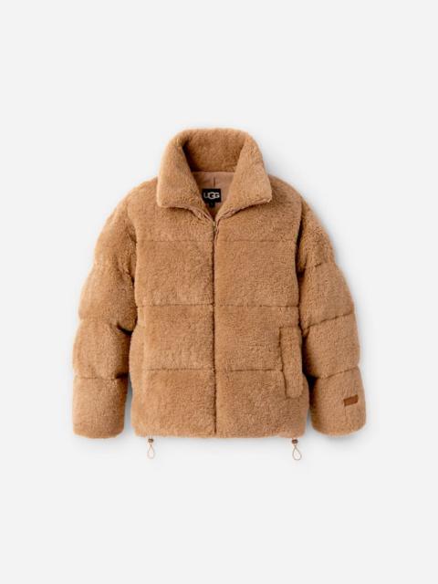 ® Women's Emmalyn ®fluff Puffer Jacket Fleece in Camel