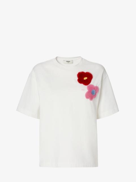 T-shirt White jersey T-shirt