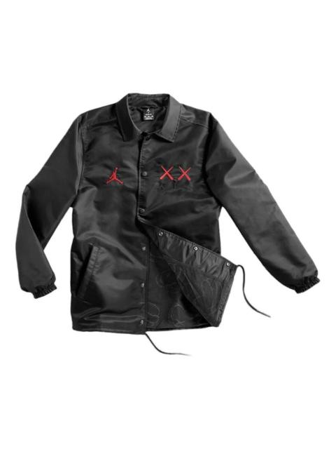 Air Jordan x Kaws Coaches Jacket 'Black' 884484-010