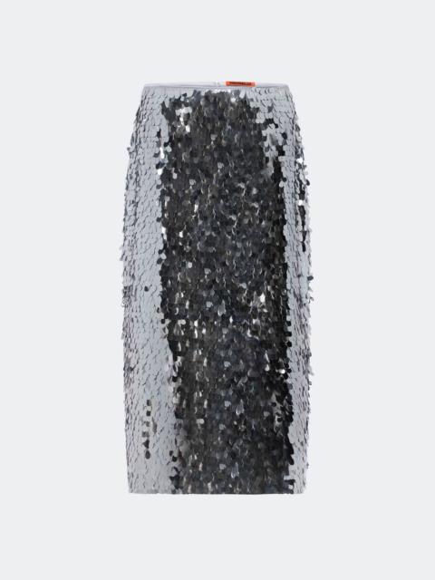 Mia Sequin Skirt In Satelitte Silver