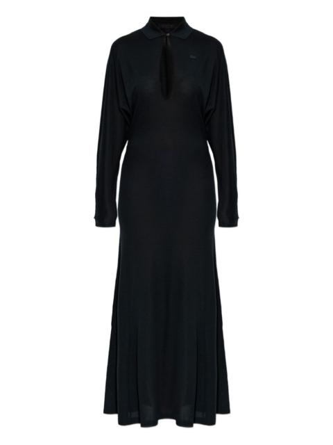 long-sleeved maxi dress