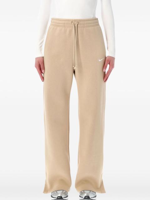 drawstring-fastening track pants