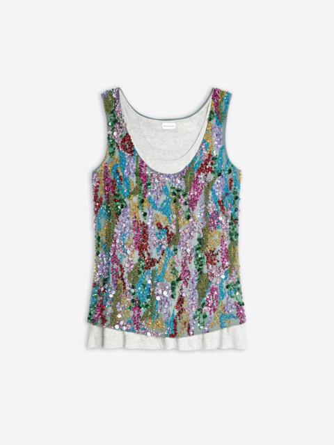 EMBROIDERED TANK TOP