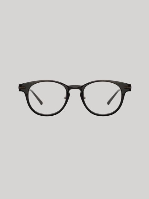 BAY OPTICAL D-FRAME IN BLACK AND NICKEL (ASIAN FIT)