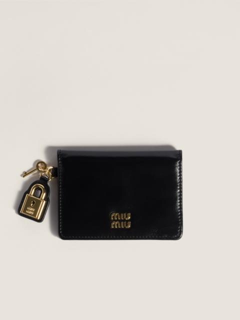Leather card holder