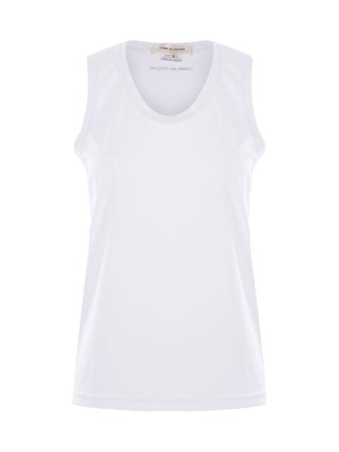 Logo jersey tank top