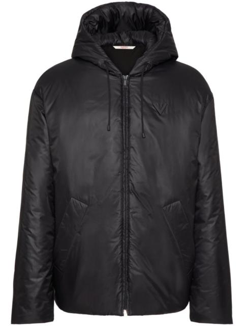 logo padded coat