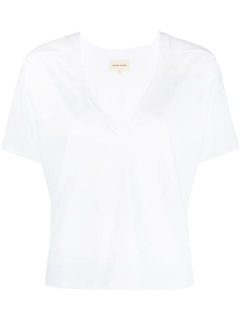 v-neck boxy T-shirt