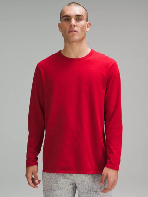 Cotton Jersey Long-Sleeve Shirt