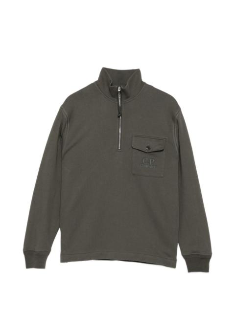 diagonal raised sweatshirt