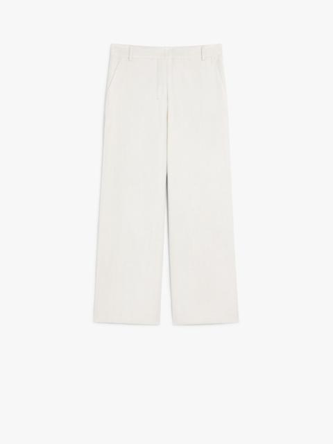 TOBY Stretch linen trousers