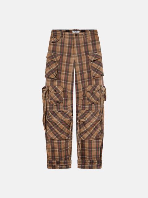 ''FERN'' BEIGE AND BLACK LONG PANT