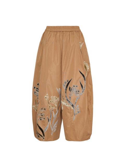 Taffeta 3/4 Length Cocoon Pant