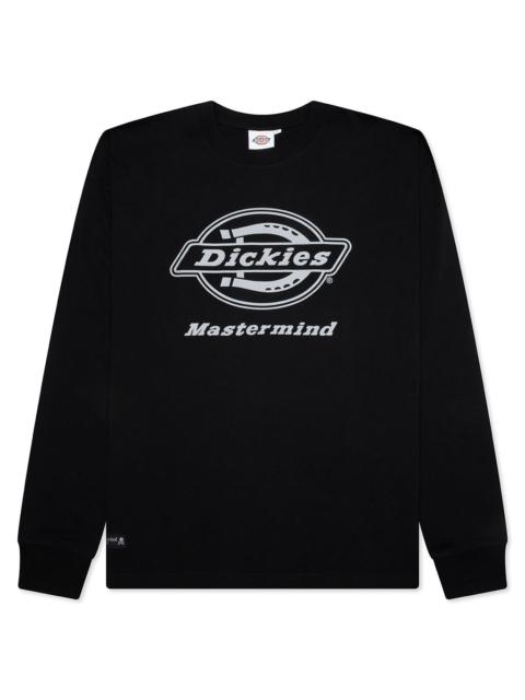 DICKIES X MASTERMIND JAPAN L/S TEE - BLACK