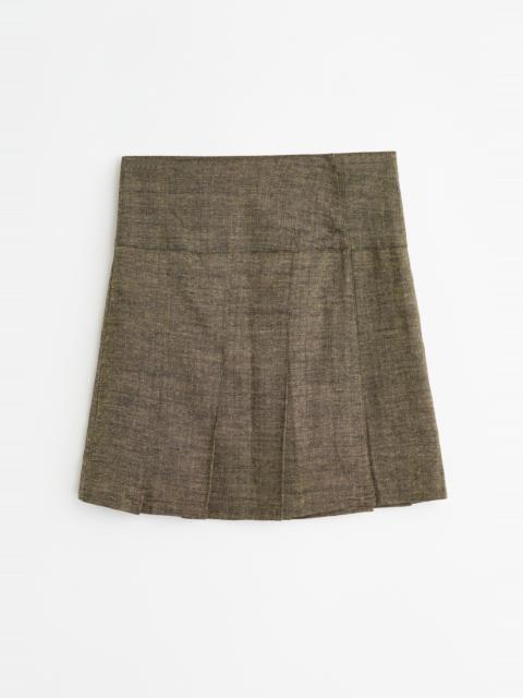 Girdle Skirt Deep Husk Soft Grain Weave